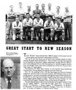 Great Start To New Season - 1960-61