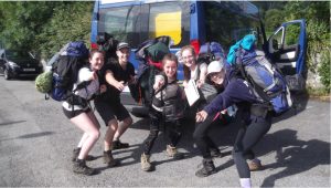 Minibus Harbury DofE Grp Jul17